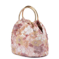 Olga Berg Alfie Floral Sequin Clutch – TENN Designer Hire
