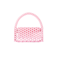 Olga Berg Amrita Beaded Clutch in Pink TENN Designer Hire