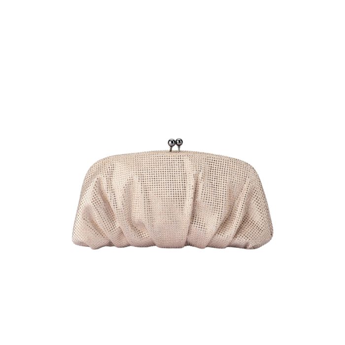 Olga Berg Aria Frame Clutch in Gold TENN Designer Hire
