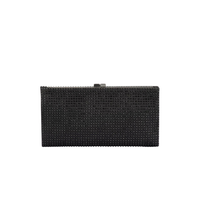 Olga Berg Emma Crystal Clutch Black TENN Designer Hire