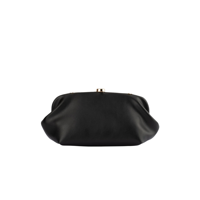 Olga Berg Josefina Framed Clutch Black TENN Designer Hire