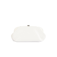 Olga Berg Josefina Framed Clutch in White TENN Designer Hire