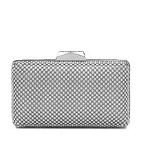 Olga Berg Natasha Metal Mesh Evening Clutch – TENN Designer Hire