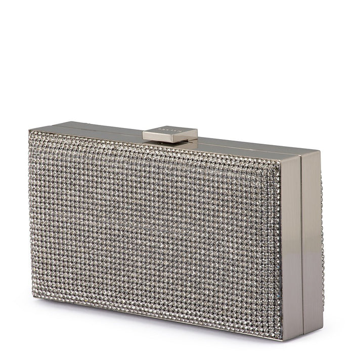 Olga Berg Stef Crystal Box Clutch – TENN Designer Hire