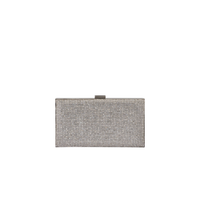 Olga Berg Stef Crystal Box Clutch in Silver TENN Designer Hire