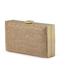 Olga Berg Stef Gold Crystal Clutch – TENN Designer Hire