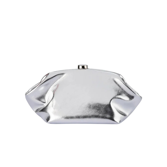 Olga Berg Tally Silver Clutch TENN Designer Hire
