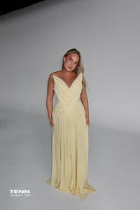 Oxa Couture Aurelia Draped Gown TENN Designer Hire