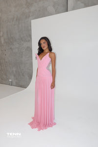 Oxa Couture Aurelia Gown Pink Gown TENN Designer Hire