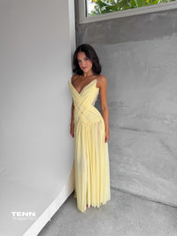 Oxa Couture Aurelia Gown Yellow – TENN Designer Hire
