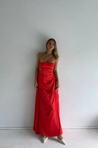 luna dress red hire