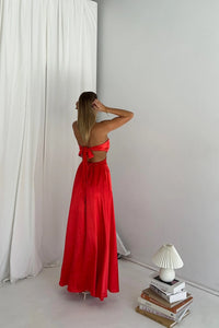 red formal dress hire