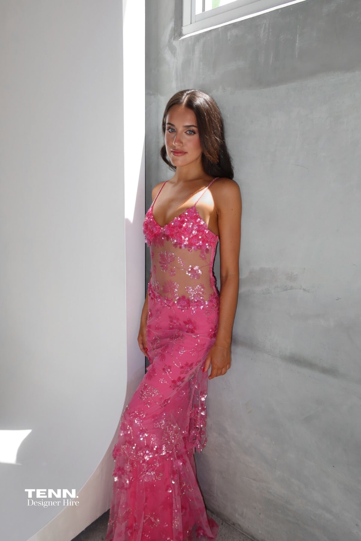 Cha Collective Delilah Dress Pink Hire – TENN Cha Collective Delilah Dress Pink Hire – TENN
