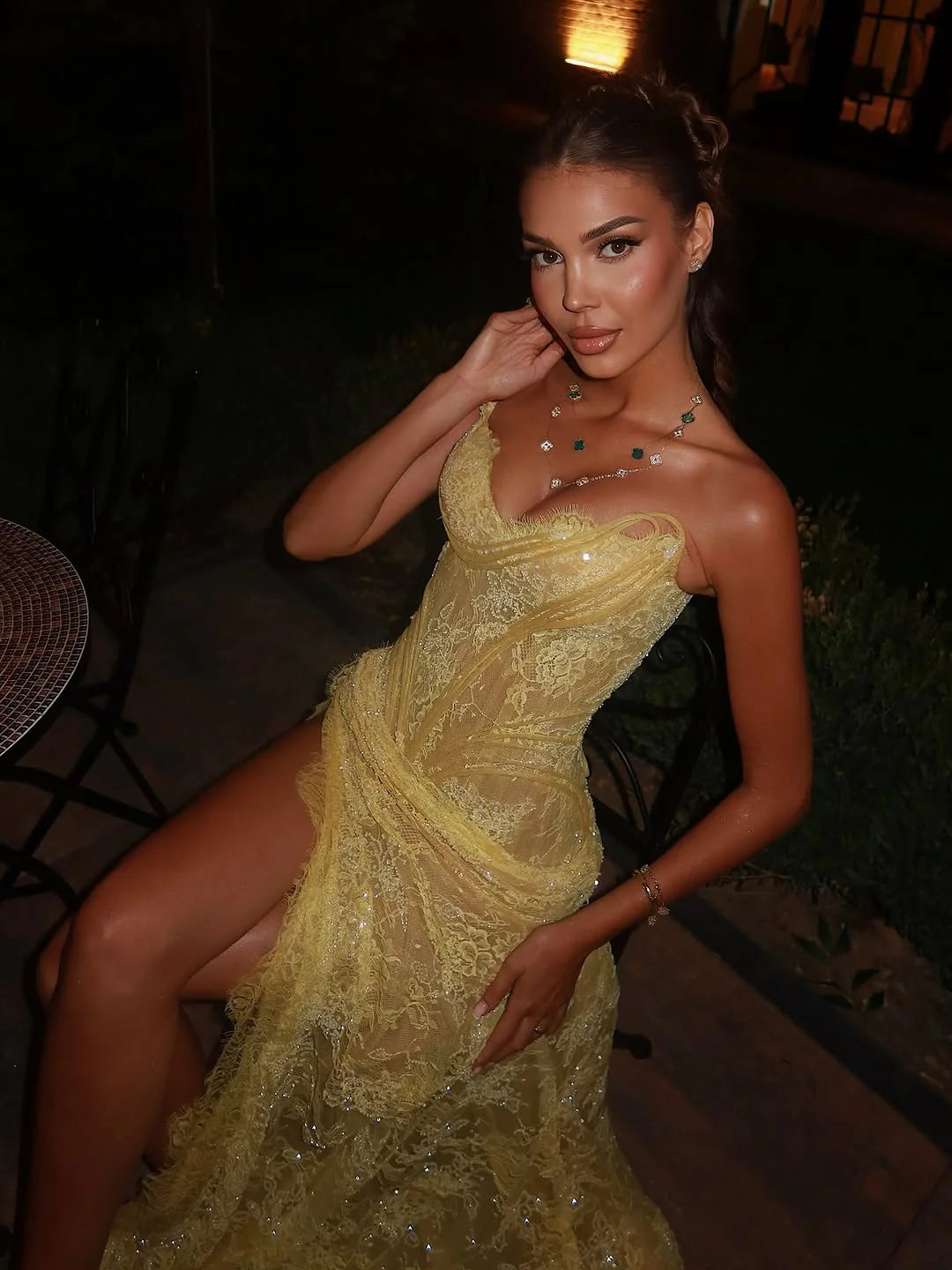 Serena Couture Daffodil Corset Gown TENN Designer Hire
