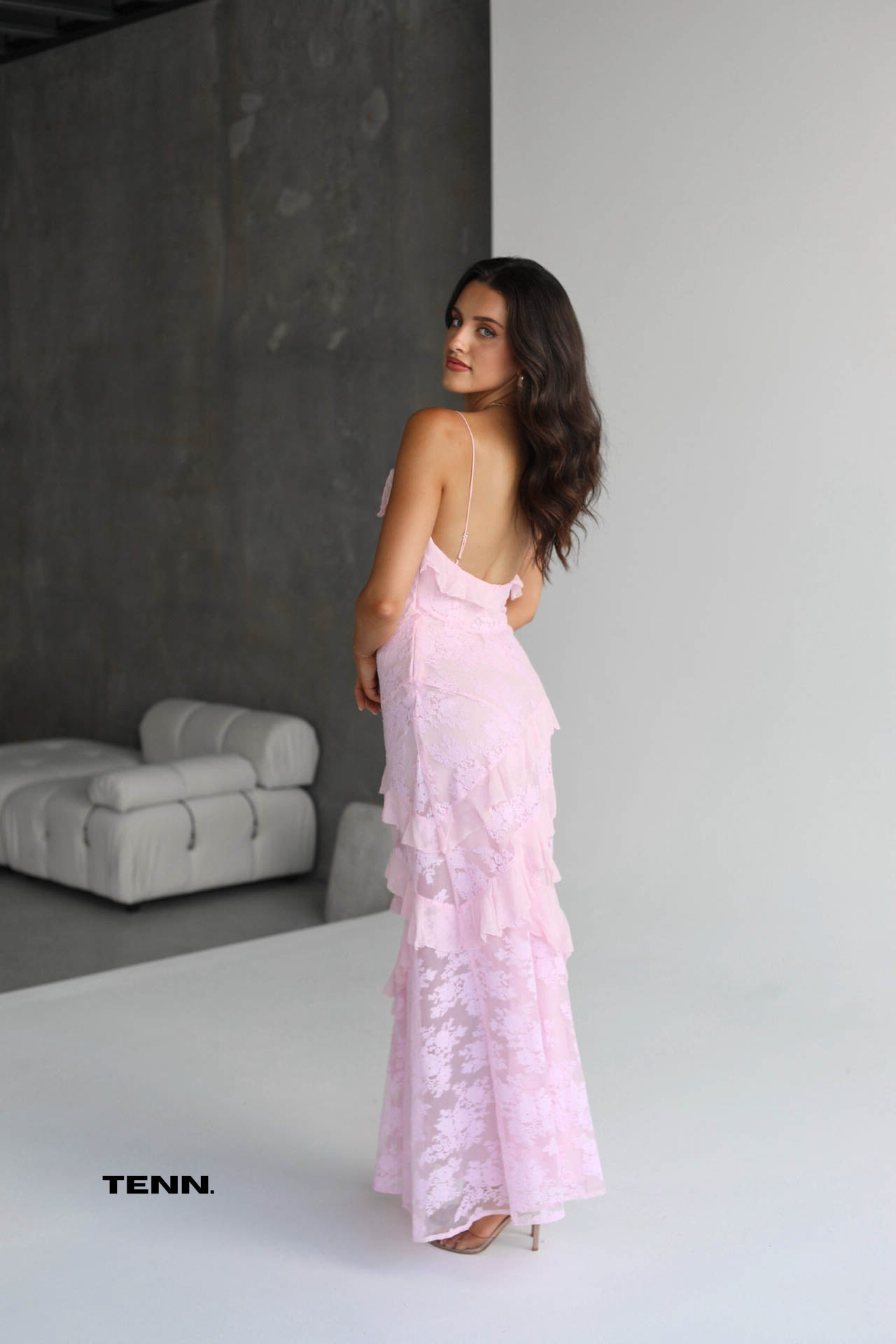 Rialto Dress Pink Lace