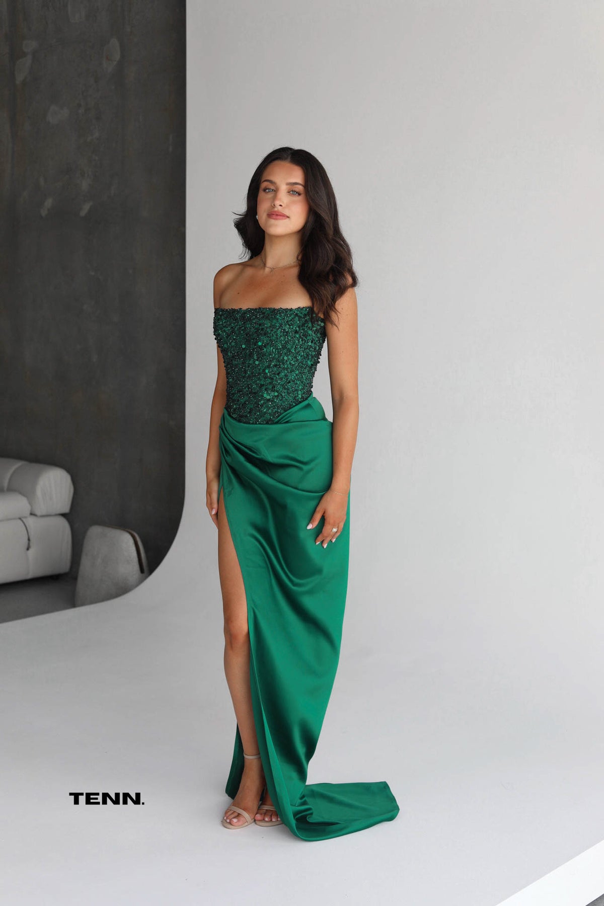 Lia stublla green dress