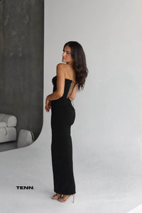 Black formal dress hire