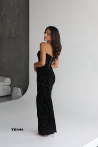 Black formal dress hire