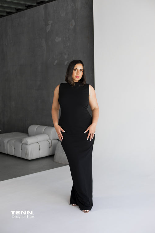 Black sophisticated formal dress