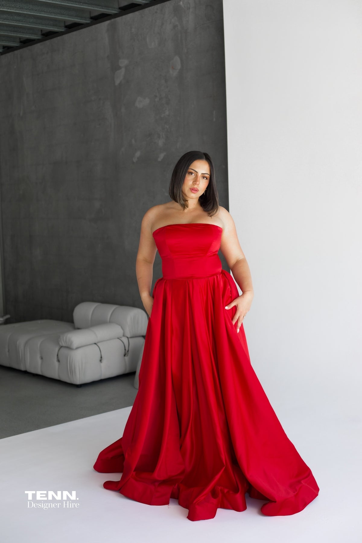 Rosa Gown - Red