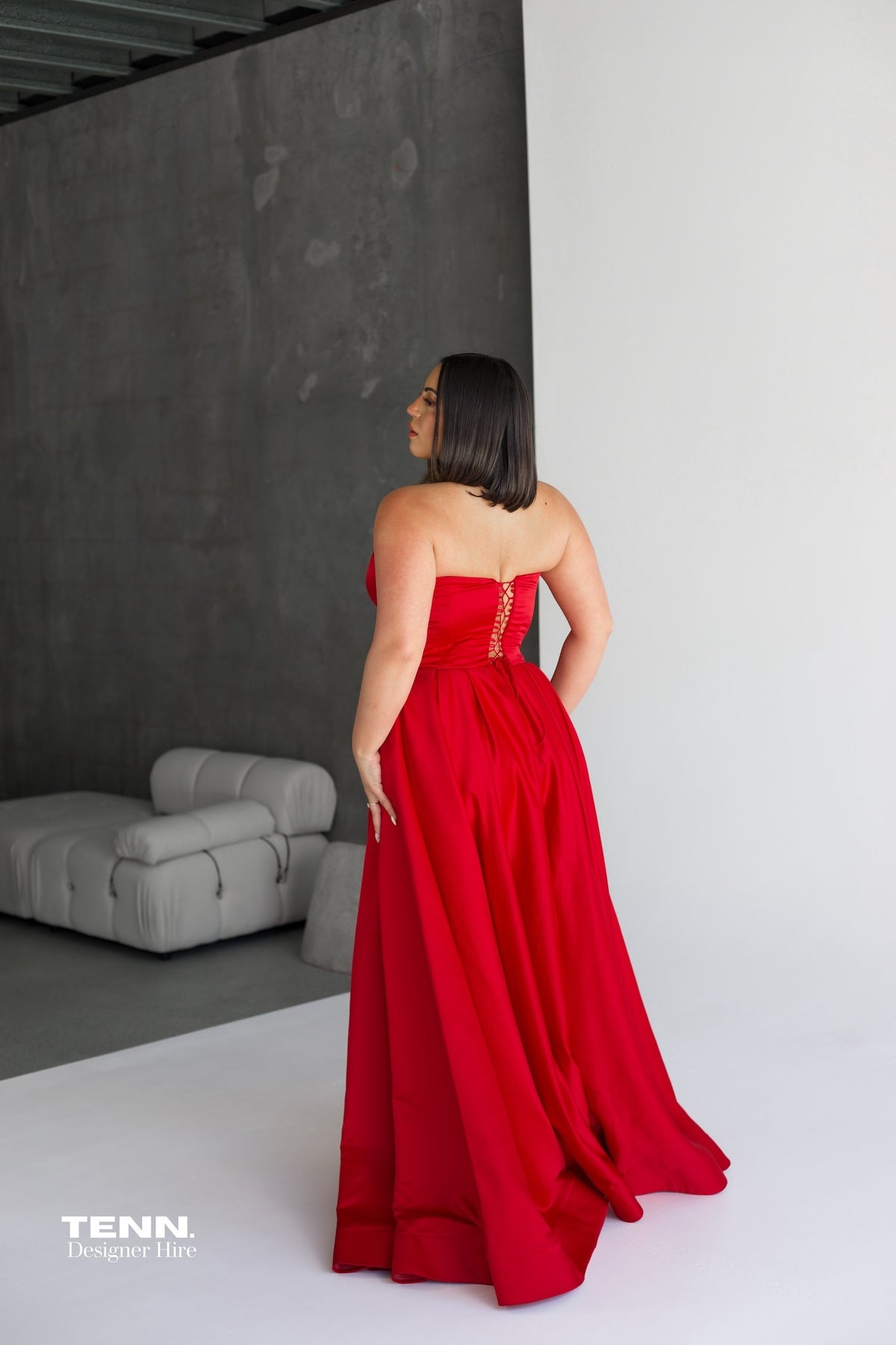 Rosa Gown - Red