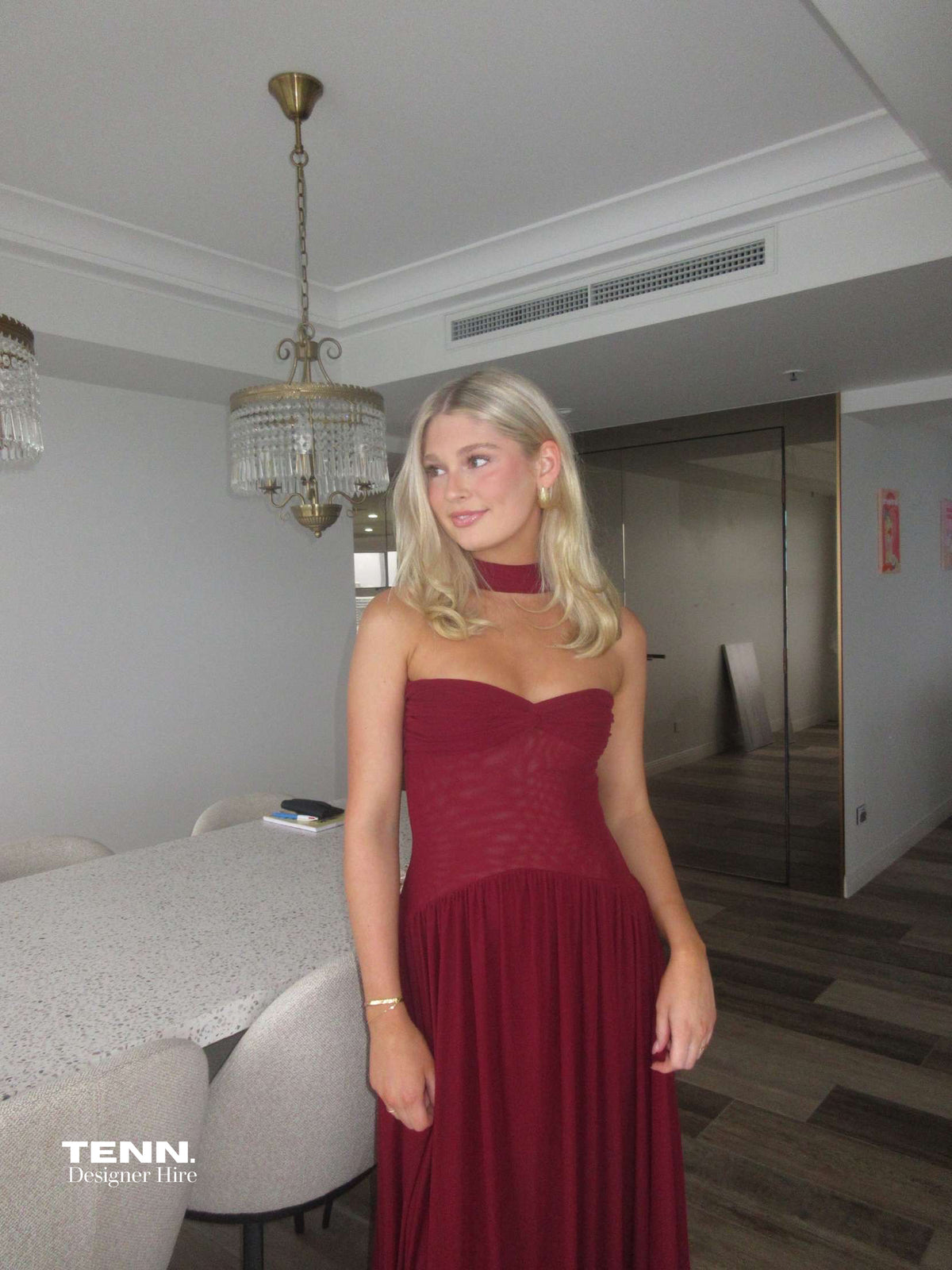 Ophelia Dress - Burgundy