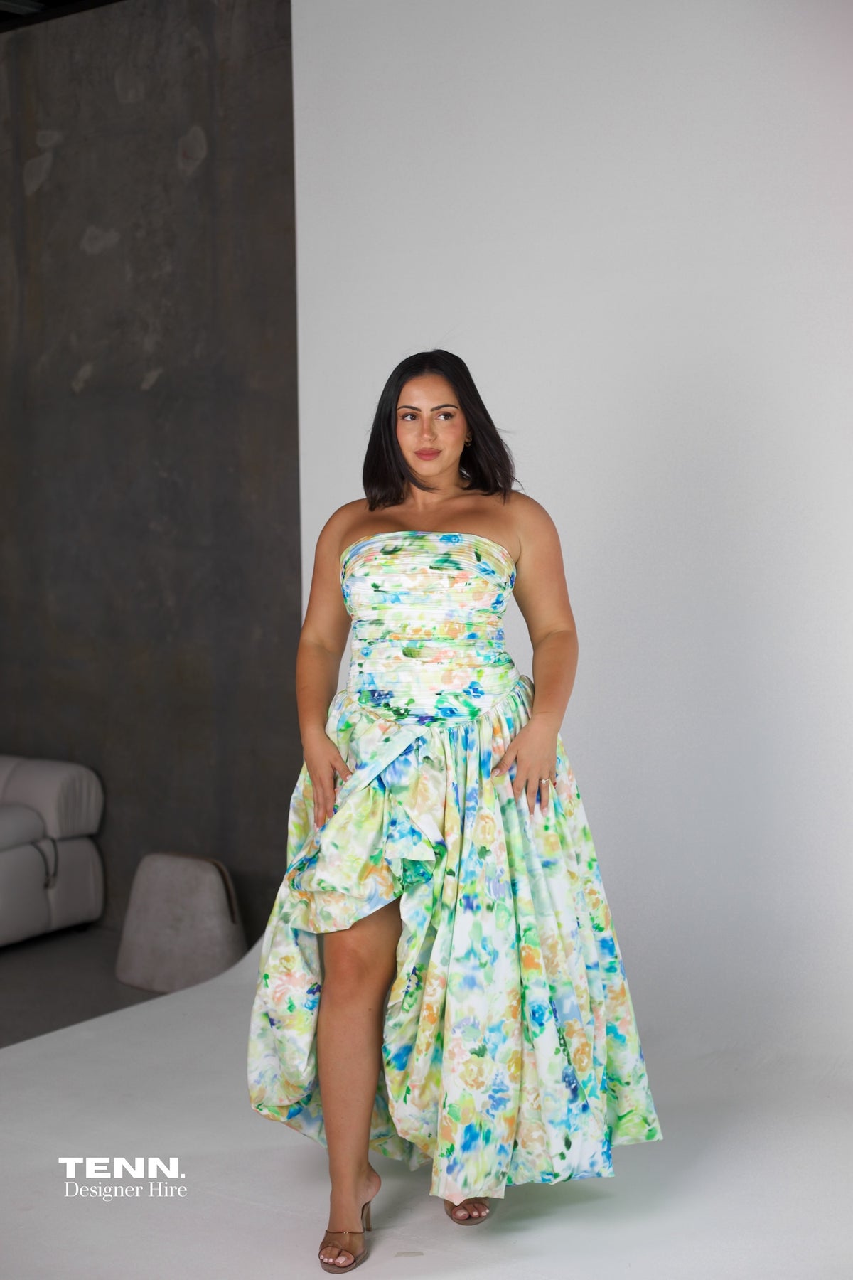 Floral formal dress