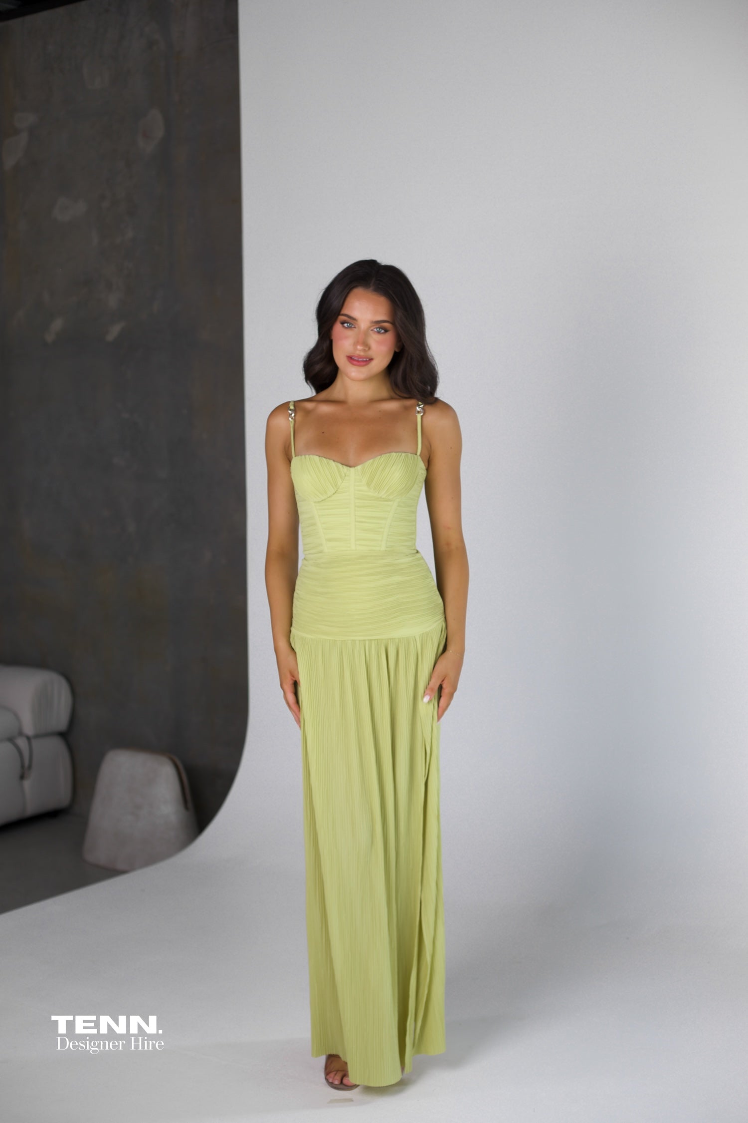 Manning Cartell Double Time Pleat Maxi Dress Hire – TENN