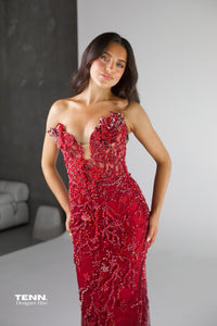 Red Albina Dyla dress