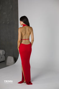 Backless formal dress