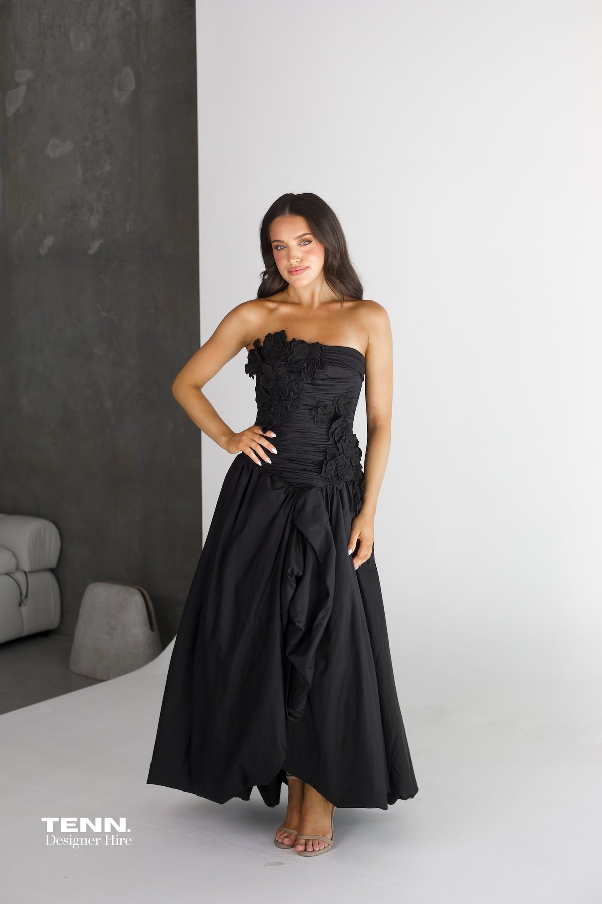 Aje splendour gown black