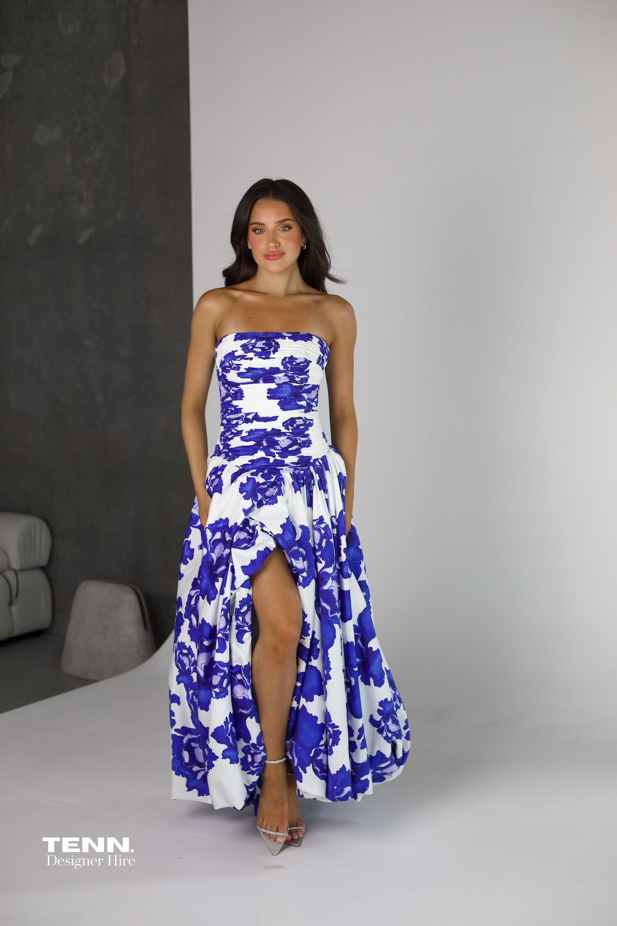 Blue behold maxi dress