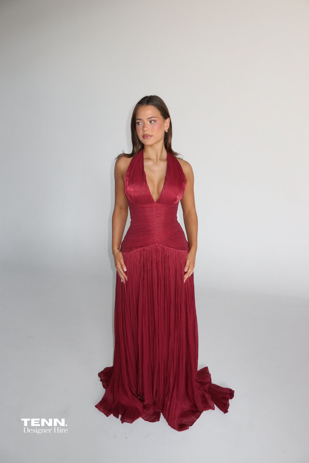 Victoria Gown - Deep Red