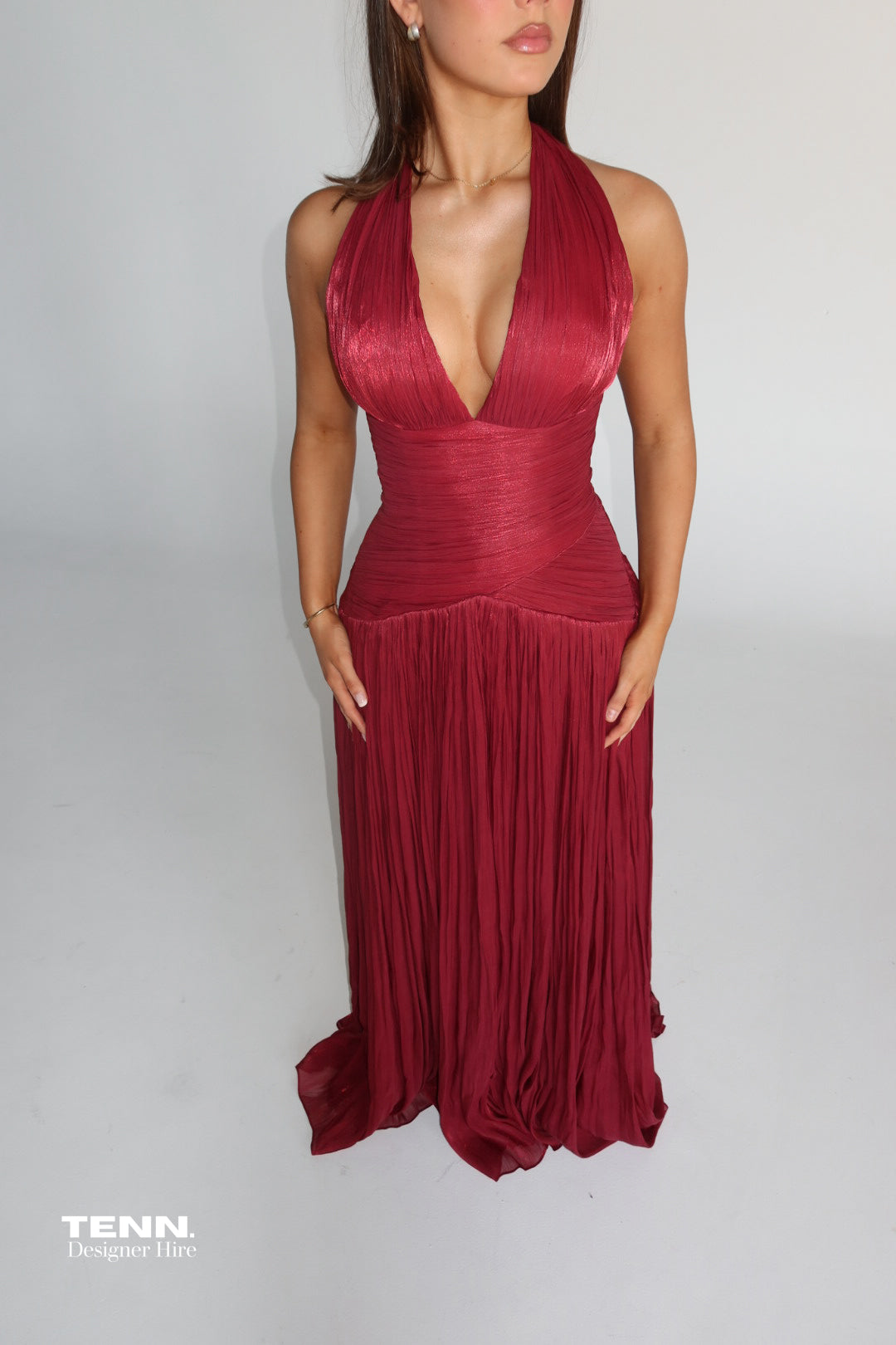 Victoria Gown - Deep Red