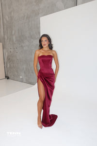 Bianca gown - Wine