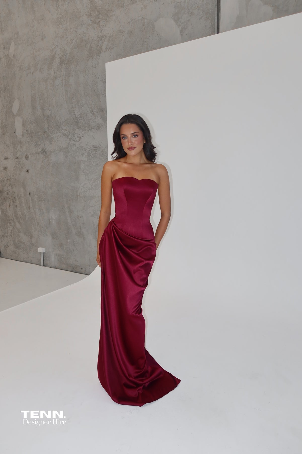 Bianca gown - Wine