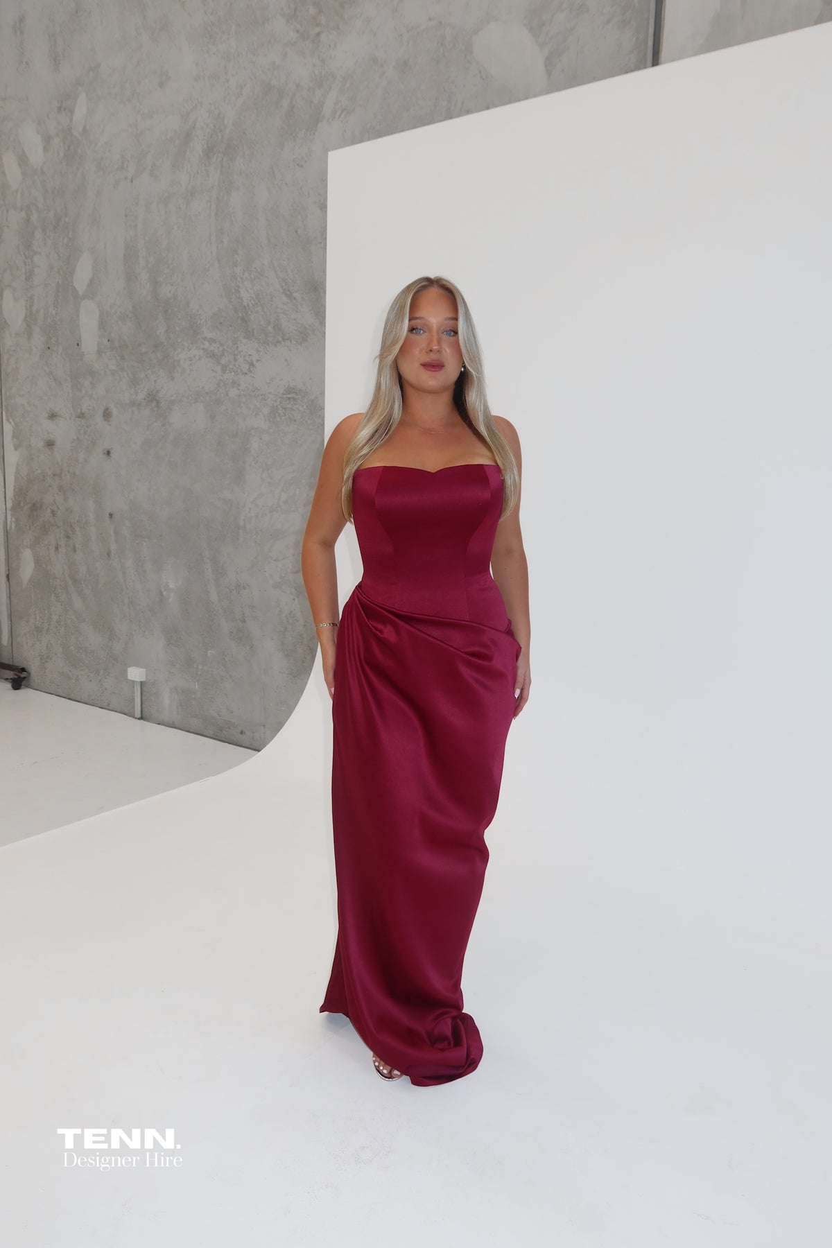 Bianca gown - Wine
