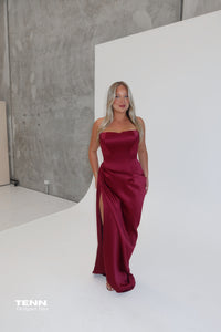 Bianca gown - Wine