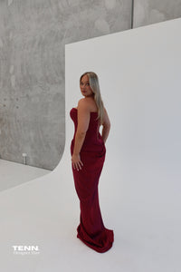 Bianca gown - Wine