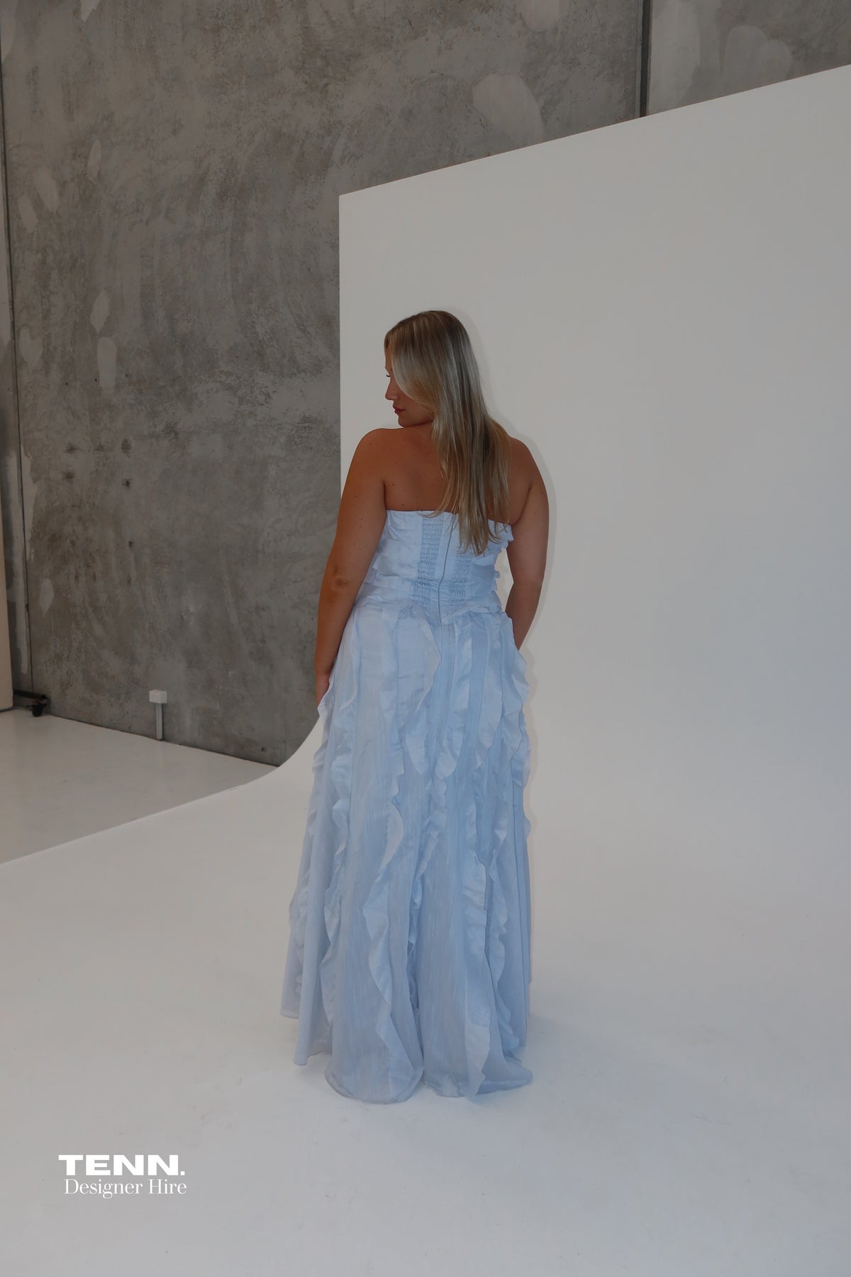 Allairie Gown - Pastel Blue