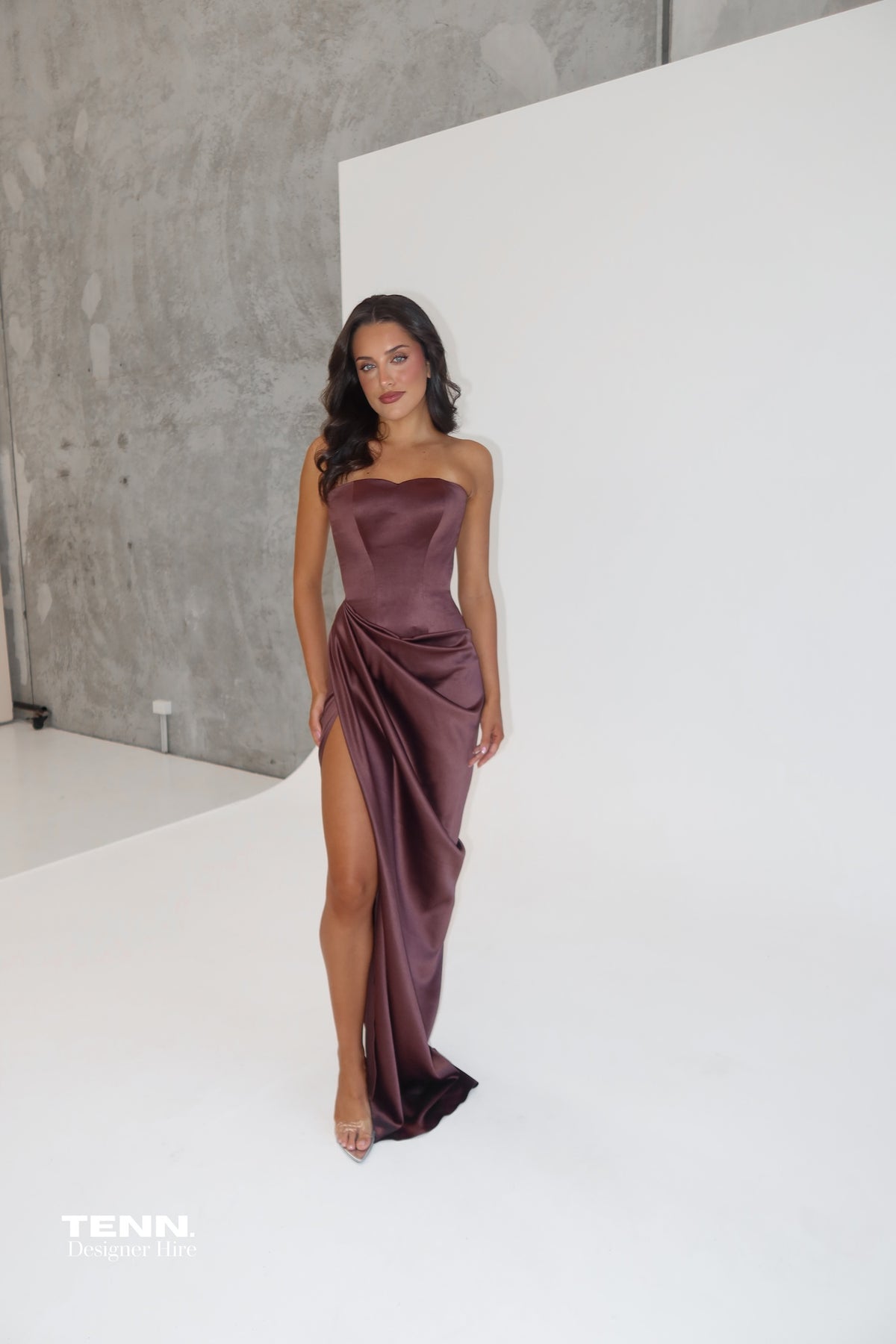 Bianca gown - Chocolate