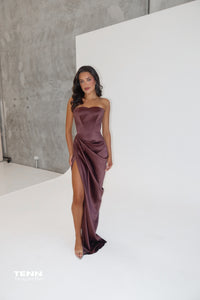 Bianca gown - Chocolate