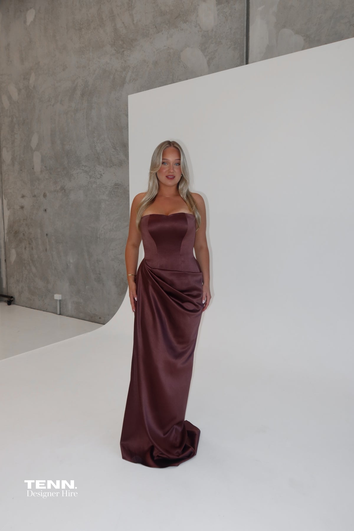 Bianca gown - Chocolate