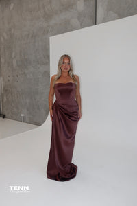 Bianca gown - Chocolate