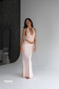 Bronte Top & Evelyn Skirt set - Baby Pink