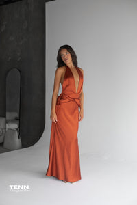 Francesa Dress - Coral