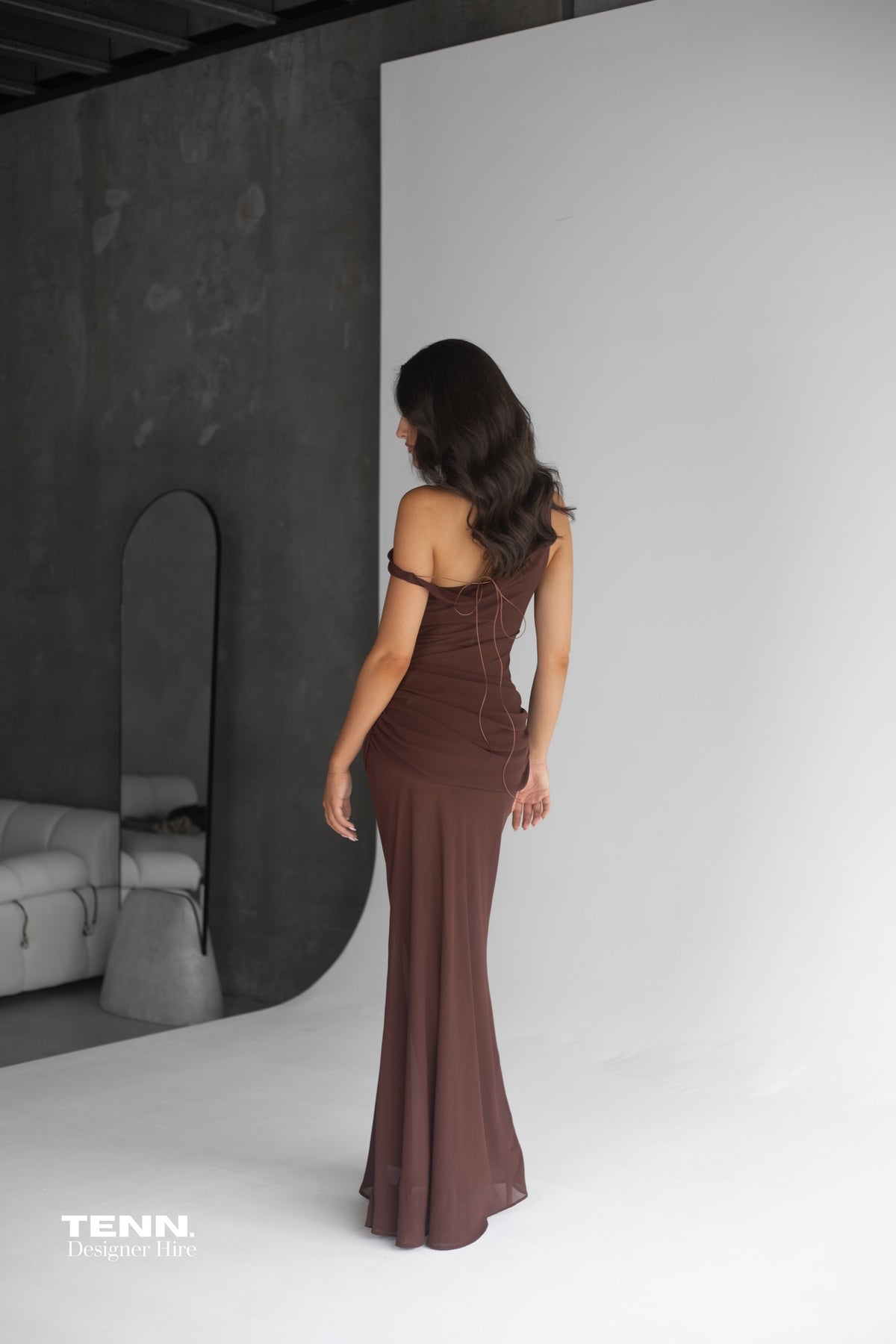 Cadence gown - Espresso