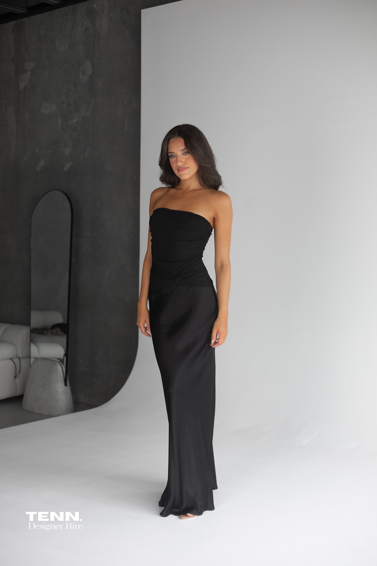 Millah Strapless Dress - Black