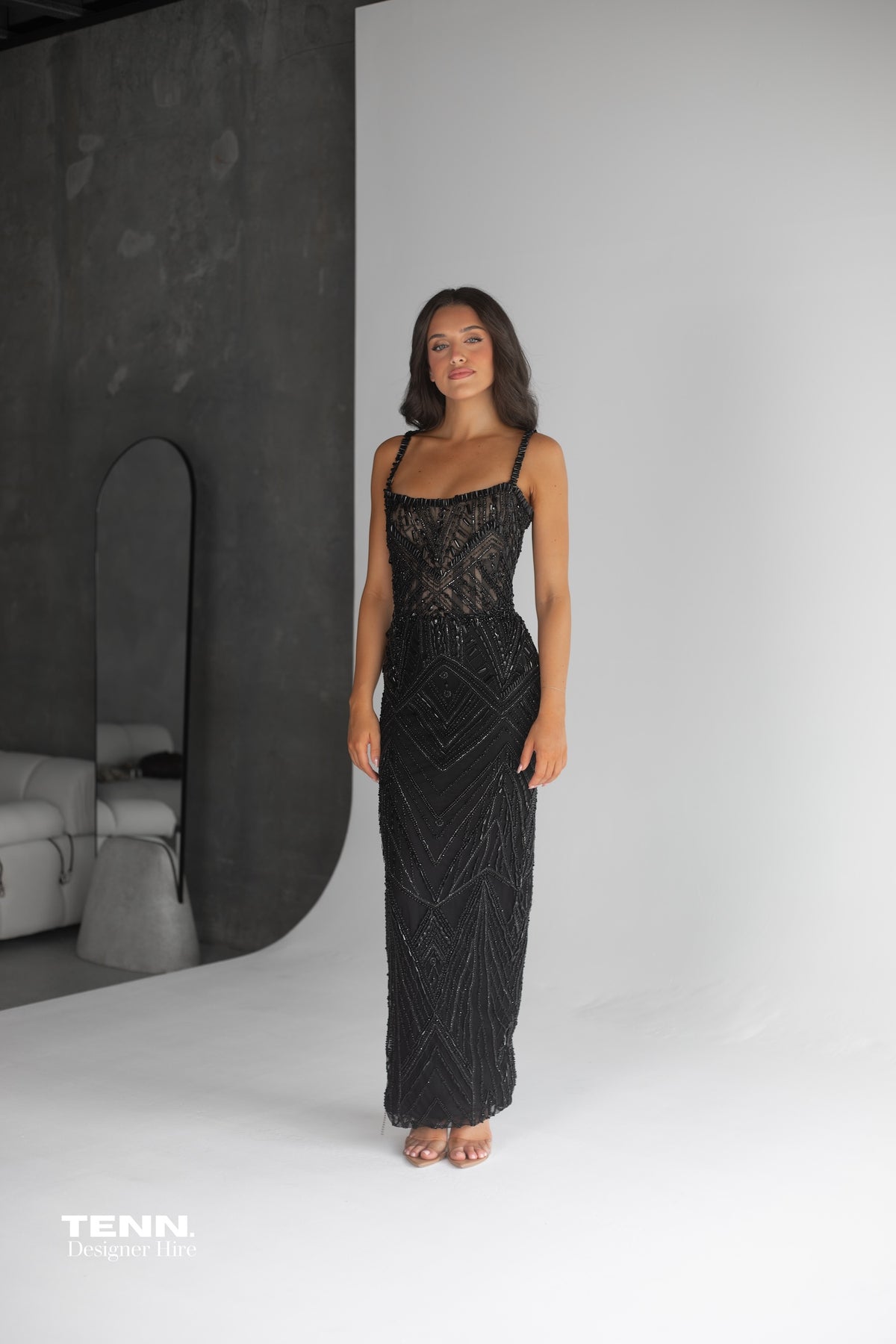 Siren Couture Gown - Black