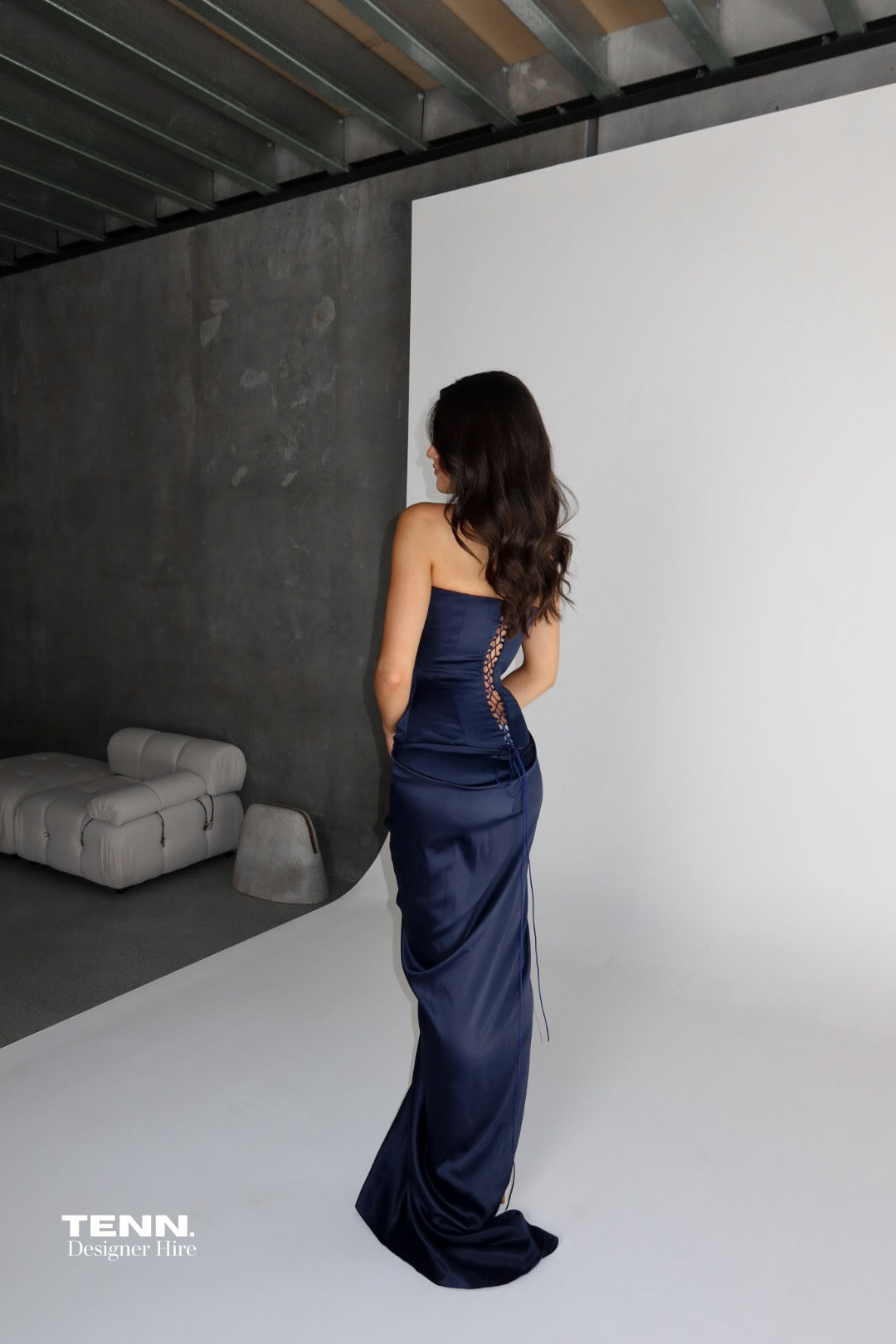 Bianca gown - Navy